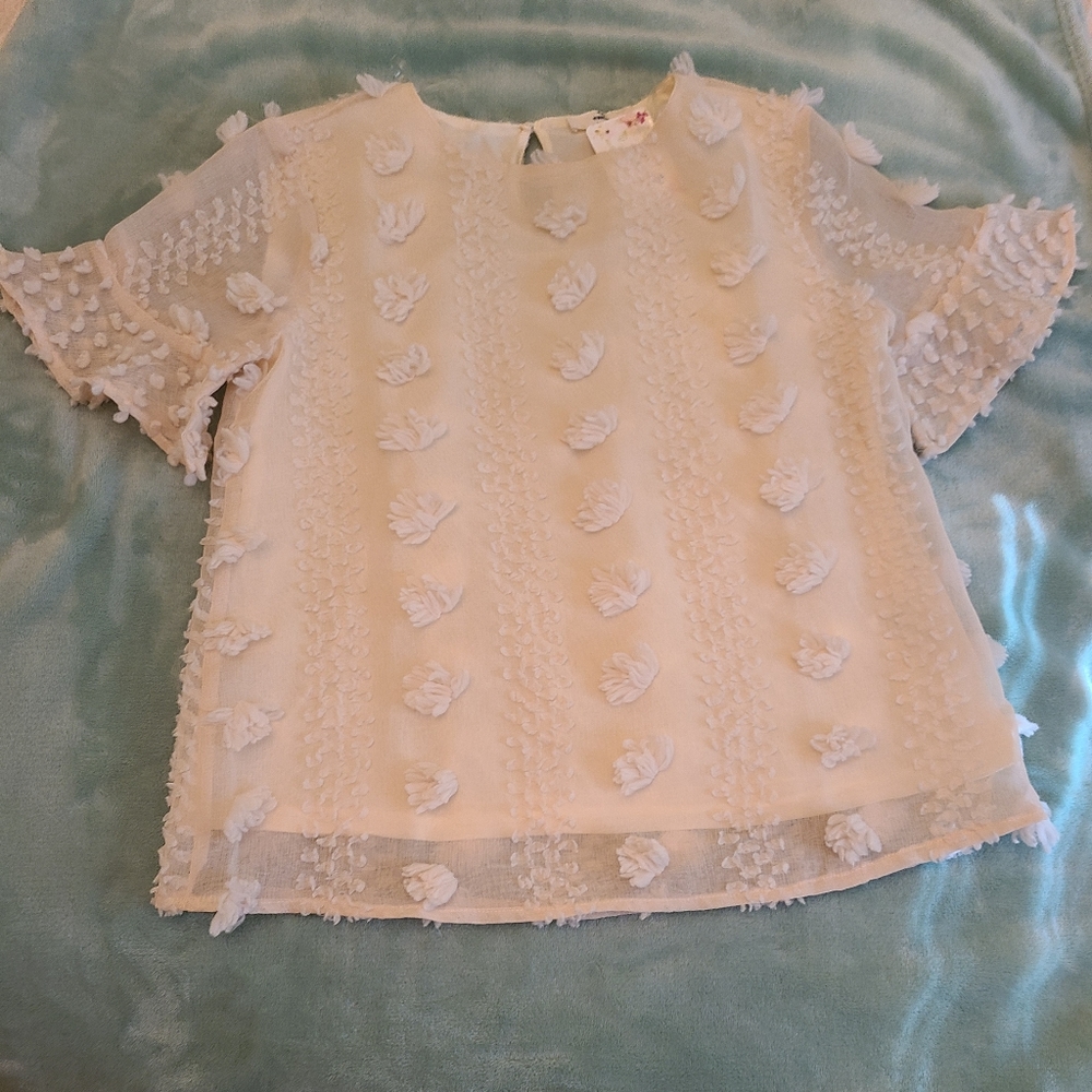 NWT Blush Cotton Top
